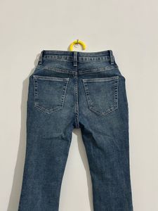 H&amp;M Blue Wash High Waisted skinny Jeans