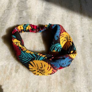 (SHEIN) Plaid Pattern Knotted Headband