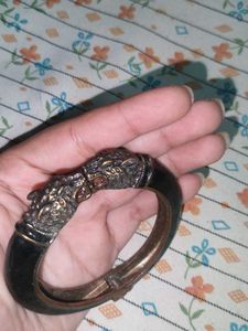 Original Antique Animal Head Kada Bracelet | State