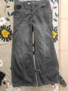 Trendy Wide Leg Jeans