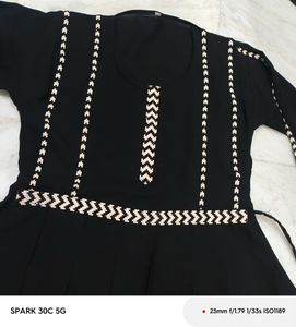 Elegant Black ethnic gown (burqa)
