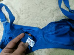 Soft Blue Bra - Comfort & Support