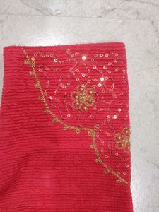 Designer Golden Embroidery New Fancy Stretchable