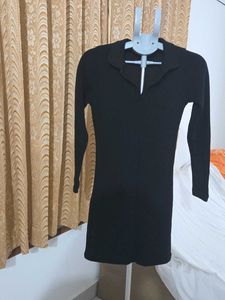 Classic Black Long Sleeve Dress