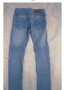 High Waisted light blue Skinny Jeans