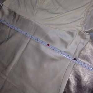 Elegant Cream Satin Dress