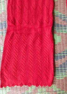 Vibrant Red Bell Bottom Pants