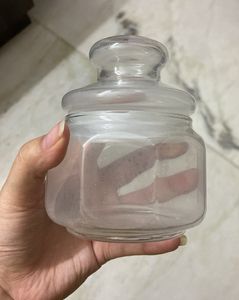 Clear Glass Jar with Lid