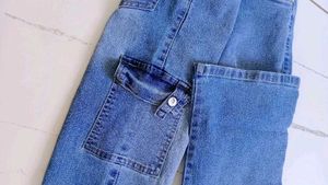 💫 Blue Cargo Jeans