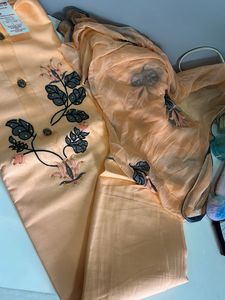Elegant Peach Kurta Set