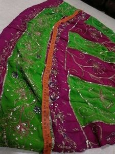 Vibrant Embroidered Ethnic Skirt