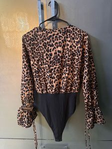 Leopard Print Bodysuit
