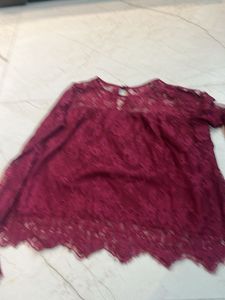 women’s whine colour top