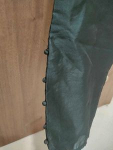 Elegant Black &amp; Silver Kurta Set
