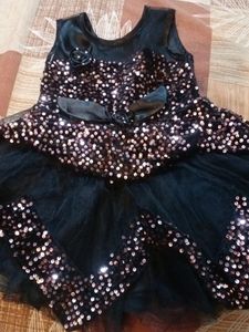 Party Wear Dress For 1 To 3 Years Girl