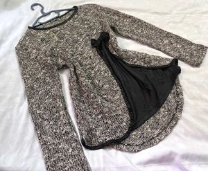 🎁Pinterest Black Bow Sweater G