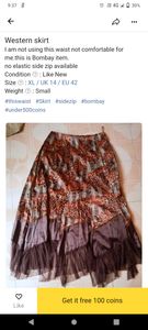 Bohemian Print Maxi Skirt - Bombay Style