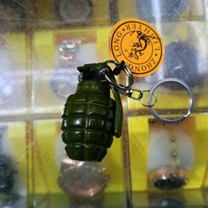 Grenade Shaped Keychain lighter