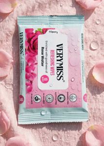 VeryMiss Refreshing Rose Water Wipes