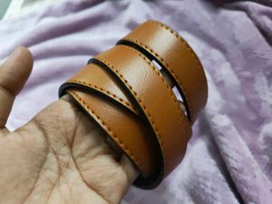 Light Brown Tan Leather Belt