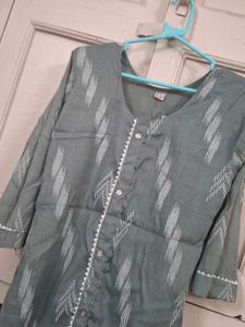💥Grey Printed Kurta
