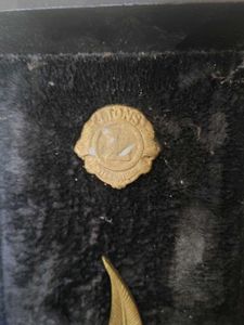 Vintage Feather Trophy Plaque