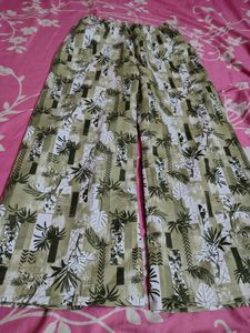 New Bohemian Print Palazzo Pants