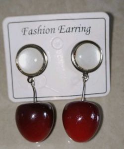 Cherry Drop Earrings
