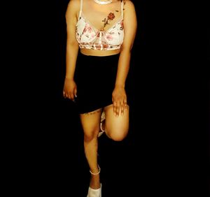 Sheer Floral Print Corset Top