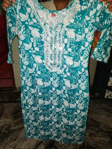 kurti plazo dupatta set cotton