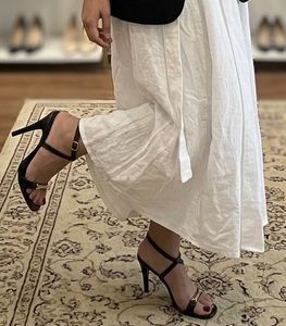 Black Strappy Stiletto Heels