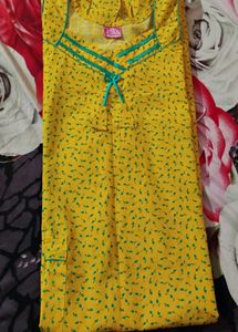 Comfortable Yellow Nightgown