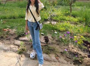 Light Yellow Embroidered Shirt