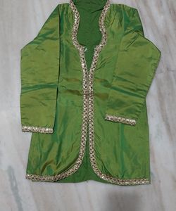 Green Ethnic Jacket