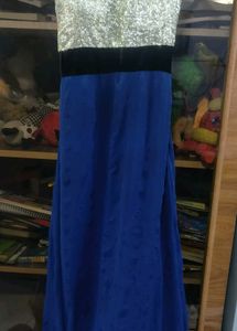 Sparkling Sequins and Royal Blue Gown