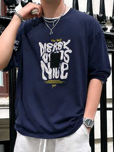 Navy Blue Graphic Print Hoodie