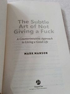 The Subtle Art Of Not Giving Afock