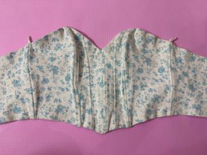 ZARA Floral Corset Top 🩵