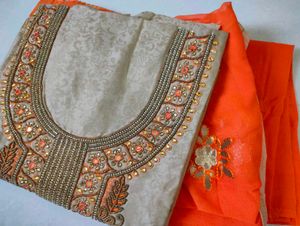 Embroidered Indian Suit Material