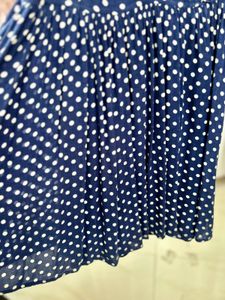 Navy Blue Polka Cami Top