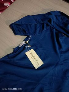 Elegant Blue Maxi Dress
