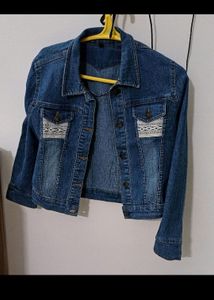 ₹99 ❗Denim Crop* Jacket