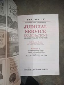Multiple Choice Questions For Judicial Service