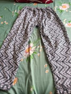 Stylish Grey Kurta with White Print
