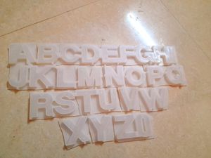 Alphabet &amp; Number Silicone Molds