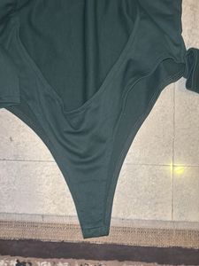 WOMEN BODYSUIT green colour