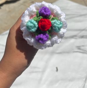 Handmade Crochet Flower Applique