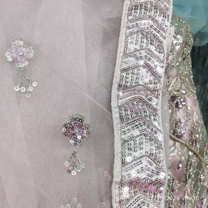 Stunning Pink Sequined Lehenga Choli