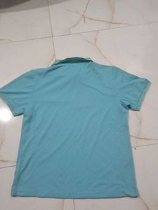 Women's Blue Polo T-Shirt