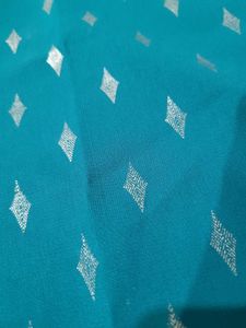 Teal Diamond Print Kurti